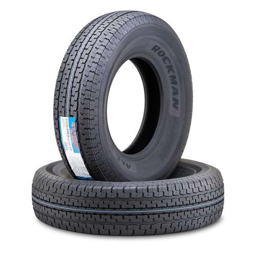 ROCKMAN Trailer Tire ST235/80R16 10-Ply Load Range E 124M Radial 11173 Set2 - size: ST235/80R16
