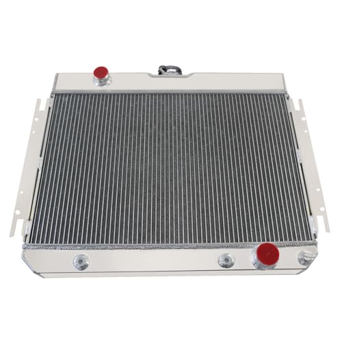 3 Row All Aluminum Radiator compatible with 1963-68 Chevy Bel Air/Impala/Biscayne El Camino - size: 3 Row Radiator