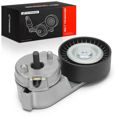 A-Premium Belt Tensioner Assembly with Pulley Compatible with Jeep - color: 38163 Grand Cherokee 1999-2004 (4.0L) WJ