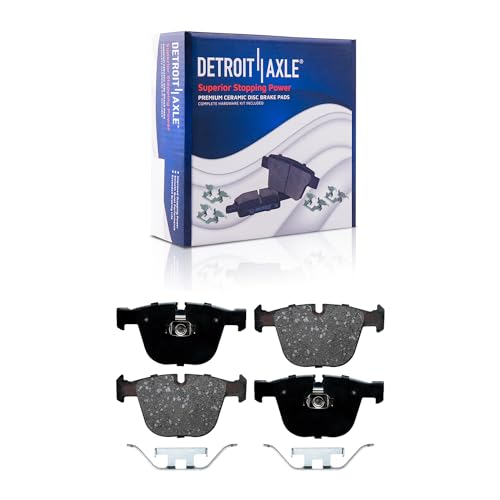 Detroit Axle - 8pc Brake Kit for 2007-2010 BMW X5 2008 X6 - size: 8PR53417/KIT