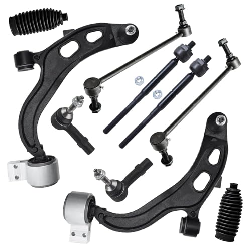 Detroit Axle - Front End 10pc Suspension Kit for 2013-2015 Ford Flex - size: 10CS48227/10PC