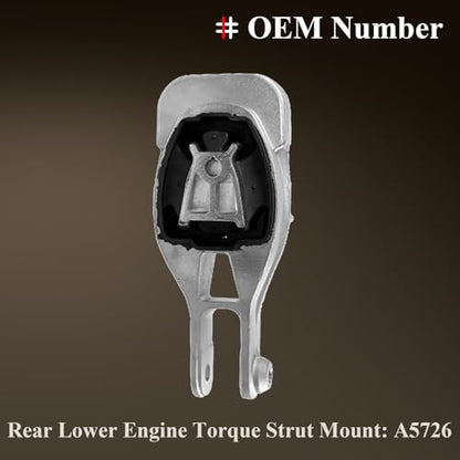Engine Motor Trans Mount Kit for Chevrolet Trax 2013 2014 2015 2016 L4 1.8L - size: 2013-2016 Trax L4-1.8L