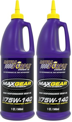 ROYAL PURPLE MAX Gear 75W140 Quart BOTLE (Pack of 2) - size: 32 Fl Oz (Pack of 2)