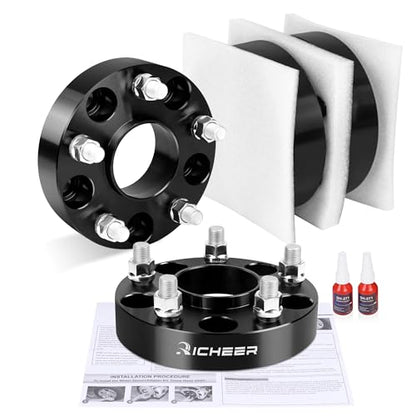 Richeer 1 inch 5x120mm Hub Centric Wheel Spacers for Camaro CTS XTS Equinox - size: Thickness: 1 inch