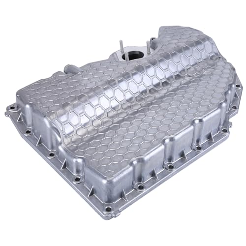 Engine Pan Conversion Kit Swap Retrofit Aluminum Oil Pan Compatible with VW Golf Tiguan A3 TT SEAT Leon Replace 06K103600R Retrofit Low Profile Oil Pan Kit