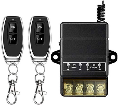 VONVOFF Remote Control Switch,DC12V/24V/48V/72V 30A Relay,328ft Range