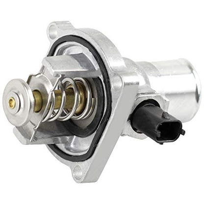 BOXI 96984104 Thermostat Housing Assembly w/Gasket Fit 2009-2011 for Chevy Aveo Aveo 5/2011-2016 for Chevy Cruze / 2013-2018 for Chevy Sonic/for Pontiac G3 2009-2010/1.6L 1.8L / 55564891