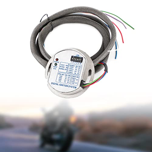 Topteng Motorcycle Single Fire Electronic Ignition Module fits for Harley Evolution, Ultima, Revtech, Shovelhead, & any Evolution