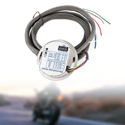 Topteng Motorcycle Single Fire Electronic Ignition Module fits for Harley Evolution, Ultima, Revtech, Shovelhead, & any Evolution