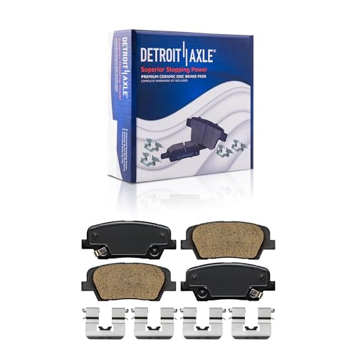 Detroit Axle - Brake Kit for 2017-2018 Hyundai Santa Fe - size: 10PR42525/kit