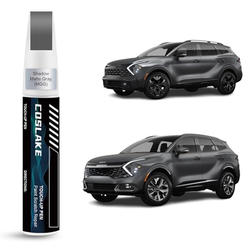 Car Touch Up Paint(Shadow Matte Gray(MGG)) for Kia - color: Shadow Matte Gray(MGG) for 2023-2025 Sportage/2023-2026 Sportage Hybrid/2023-2026 Sportage Plug-in Hybrid/2026 EV6
