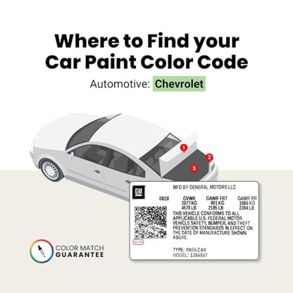 TouchUpDirect Car Paint Touch Up Spray Kit – Compatible with Chevrolet G7T/WA142X Baroque Red Metallic Exact Match Auto Paint Kit with Car Color Spray and Clearcoat, for Repainting or Scratch Repair, Essential Kit - color: Baroque Red Metallic, style: Aer
