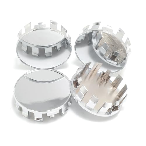 4Pcs 2.76in / 70mm Chrome Center Caps 2.56in ID Snap-On - size: OD 70MM , ID 65MM