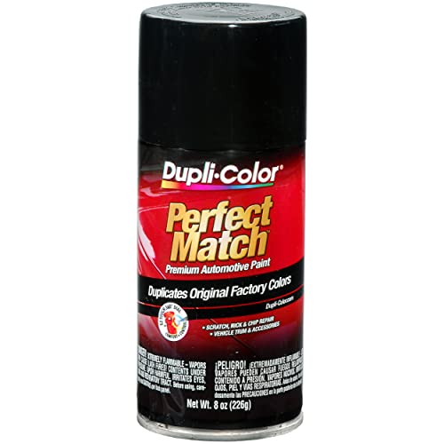 Dupli-Color EBUN01007 Perfect Match, Universal Black, 8 oz. - color: Universal Gloss Black, size: 8 Ounce (Pack of 1), style: Universal