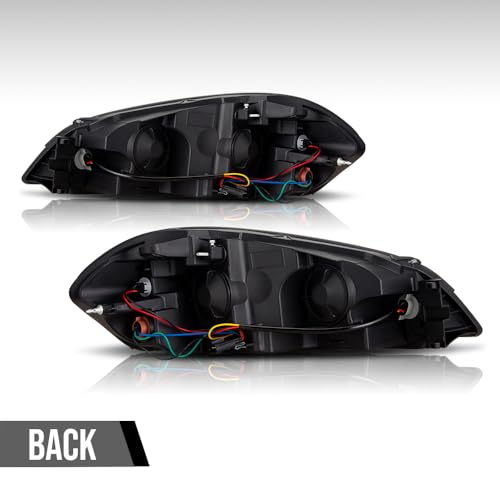 G-PLUS Headlights Assembly, Fit 2006-2007 Chevy Monte Carlo/2006-2013 Chevy Impala/2014-2016 Chevy Impala Limited Bumper Headlamps, Clear Lens Chrome Housing Clear Reflector,faros delanteros - size: [Clear] 2006-2013 Impala