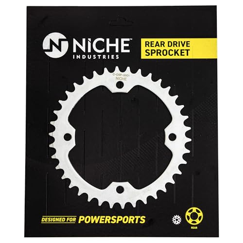 NICHE Drive Sprocket Chain Combo for Yamaha YFZ450 YFZ450SE Front 14 Rear 38 Tooth 520V O-Ring 98 Links - size: O-Ring Chain