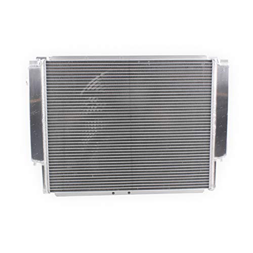 OHOB-COOL Full Aluminum Radiator With Shroud Fan For BMW 323i 328i E36 E30 M3 MT 1992-1999 1993 1994 1995 1996 1997 - size: For 92-99 BM W