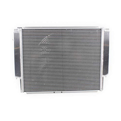 OHOB-COOL Full Aluminum Radiator With Shroud Fan For BMW 323i 328i E36 E30 M3 MT 1992-1999 1993 1994 1995 1996 1997 - size: For 92-99 BM W