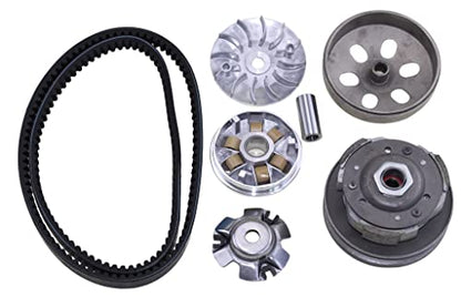 GY6 150cc clutch sets，Clutch Assembly and Variator kits with 743, 842 belt, fit for GY6 125cc And 150cc 4-Stroke Engine Scooter ATV Taotao Roketa Sunl