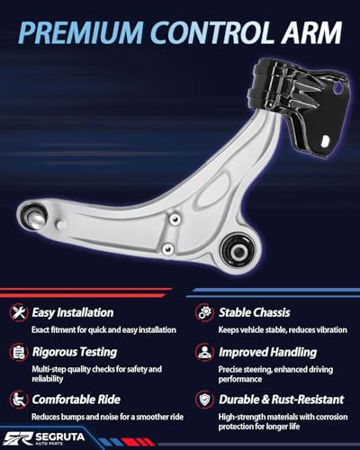 8PCS Front Suspension Control Arms & Steering Kit with Ball Joint, Fit for Ford Edge 2015-2021, Fit for Lincoln MKX 2016-2018, Replaces OE# K623491 K623490 K750740 ES801110 ES801109 EV801122 - size: 8Pcs Control Arm Suspension Kit