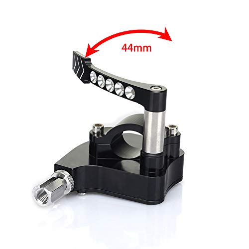 7/8" Handlebar Thumb Throttle,for Yamaha Banshee/Raptor 350,Black - color: Black
