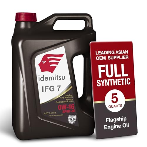 Idemitsu IFG7 0W-16 SP/GF-6B Full Synthetic Motor Oil – 5 Quart - size: 5 Quart, style: 1 Pack
