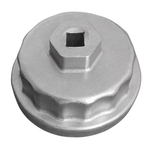 64.5mm Oil Filter Wrench Tool Socket for Camry RAV4 4Runner Tacoma Lexus (2005-2021) - 14 Tooth 4-Slot Removal Tool Fits 2.0L 2.4L 2.7L 3.5L 4.0L 4.6L 5.7L Engines - size: 64.5mm 4-Slot 14 Flutes