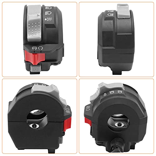 M MATI Start Stop Headlight Switch & Ignition Key Switch for Yamaha Warrior 350 Grizzly 600 1996-2001 Big Bear 350 Wolverine 350 1995-2001 Kodiak 400 1993-1999 Moto-4 350 1995
