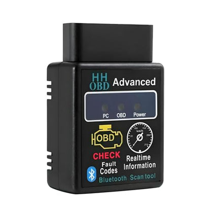 OBD2 Bluetooth Scanner for Car, Wireless OBDII Auto Engine Fault Code Reader Scan Tool w/Exclusive App, Universal Professional Vehicle OBD2 Diagnostic Tester for Phone & PC
