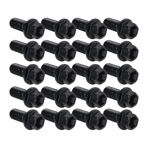 20PCS 0009908307 Wheel Bolts Compatible with Mercedes-Benz - color: 20 PCS Black