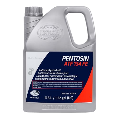 Pentosin 1089216 ATF 134 FE 프리미엄 성능, 저점도 자동 변속기 오일, 2010년 6월 및 최신 메르세데스 7단 스피드 오토매틱, 블루, 5리터