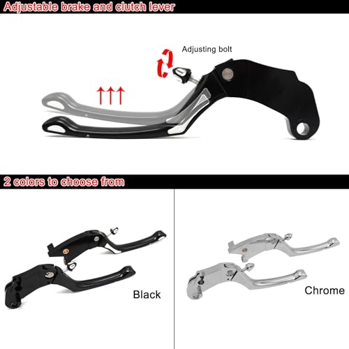 Motorcycle Brake Clutch Levers Adjustable Handle Lever - color: 2018-2023