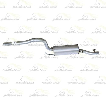 Exhaust Front Muffler Compatible with Ford Focus 2003-2007 2.0L | Stainless Steel | Northeastern Exhaust | Includes Clamps and Hangers | Direct-Fit Replacement