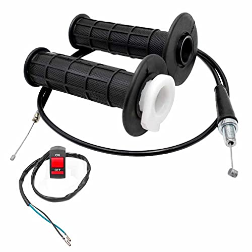 22mm Twist Throttle Handle Grips with Kill Switch for 50cc-250cc