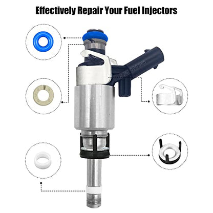 Fuel Injector Seal Repair Kit Fit for VW Eos Tiguan GTI CC Passat Beetle
