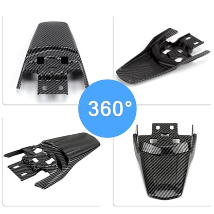 XINGWU Rear Fender for Surron Light Bee X/S Segway X160/X260 Dirt Bike Front Fender Motorcycle Fender Modified Mudguard Protector for Eikes Carbon Fiber Style - size: Rear Fender, style: Carbon Fiber Style