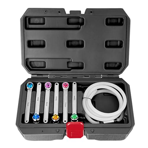 BILITOOLS Brake Bleeder Wrench Set, 7 8 9 10 11 12 MM Brake Bleeding Kit