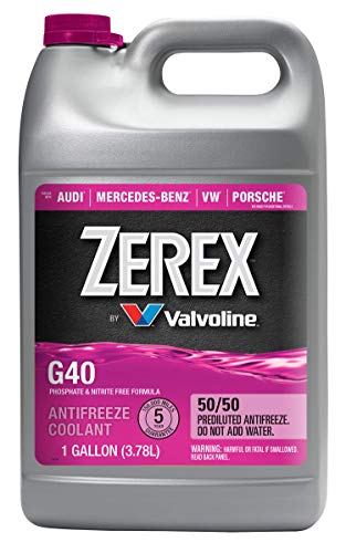 Valvoline Zerex G40 Phosphate and Nitrite Free 50/50 Ready-to-Use Antifreeze/Coolant 1 GA, Case of 6