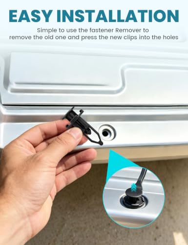 NuIth 101PCS Body Bumper Fender Liner Clips W/Remover for Toyota Lexus, Push-Type Rivet Retainer 52161-16010, Wheel Well Liner Retainer 90189-06013 90189-06065, Body Bumper Screw Bolt 90159-60498