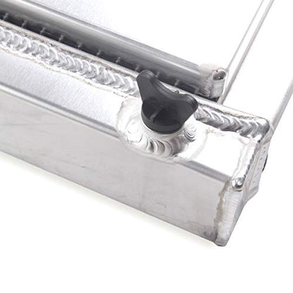 3 Rows Core Flow Full Aluminum Cooling Radiator Shroud+2Fans For - size: 73