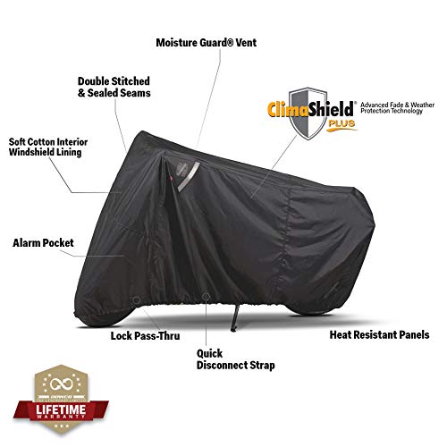 Dowco WeatherAll Plus Motorcycle Cover Professional Grade, Waterproof