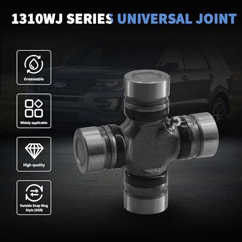Drive Shaft Universal Joint 5-260X for 1310 Series Wheel Joint (1310WJ Series) 1.062" x 2.188" Inside Snap Ring Type Greaseable U Joint