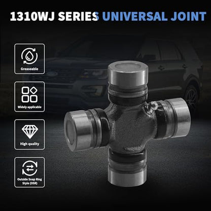 Drive Shaft Universal Joint 5-260X for 1310 Series Wheel Joint (1310WJ Series) 1.062" x 2.188" Inside Snap Ring Type Greaseable U Joint