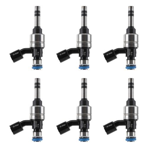 Rayten Fuel Injector set of 6 pcs fitment for Chevy&GMC for Cadillac Buick Enclave Lacrosse ATS CTS XTS Camaro Colorado Equinox Impala Limited Traverse Canyon Terrain 2.4L 3.0L 3.6L V6， #FJ1157
