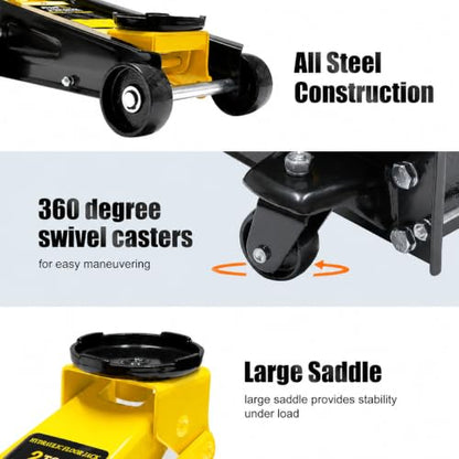 2 Ton Hydraulic Floor Jack - size: 2T