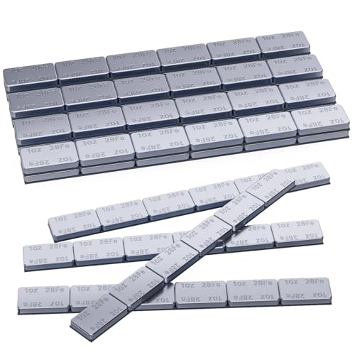 Sposuit Adhesive Stick on Wheel Weights 1oz, Chrome(72pcs) - color: Chrome, size: 72Pcs(1oz)