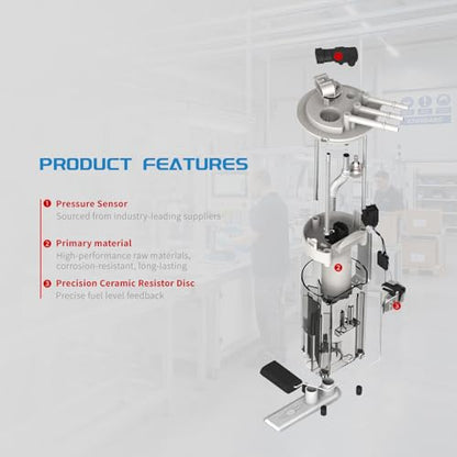 KELOKE Electric Fuel Pump Module Assembly Compatible with Dodge & Chrysler - color: E7192M