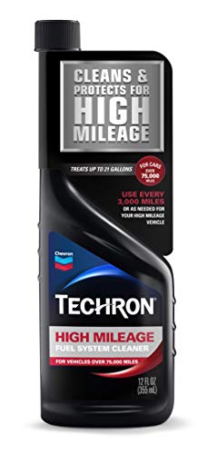 Chevron Techron High Mileage Fuel System Cleaner, 12 oz, Pack of 2 - size: 12 Fl Oz (Pack of 2)