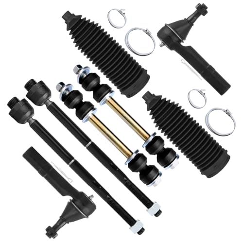 SCITOO 8pcs Front Tie Rod Kit for Chevy Silverado 1500,for GMC Sierra 1500