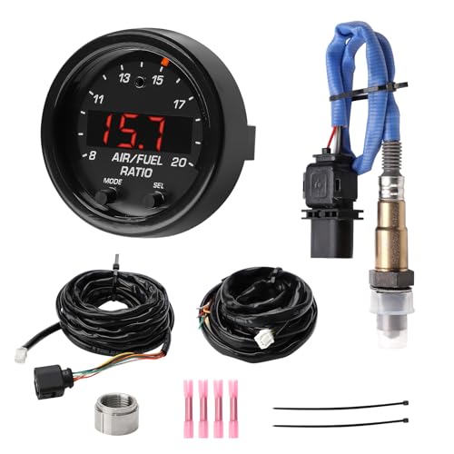 30-0300 X-Series 52mm (2-1/16”) Wideband UEGO Air/Fuel Ratio Gauge with LSU 4.9 Sensor Controller Gauge with Wideband Oxygen Sensor